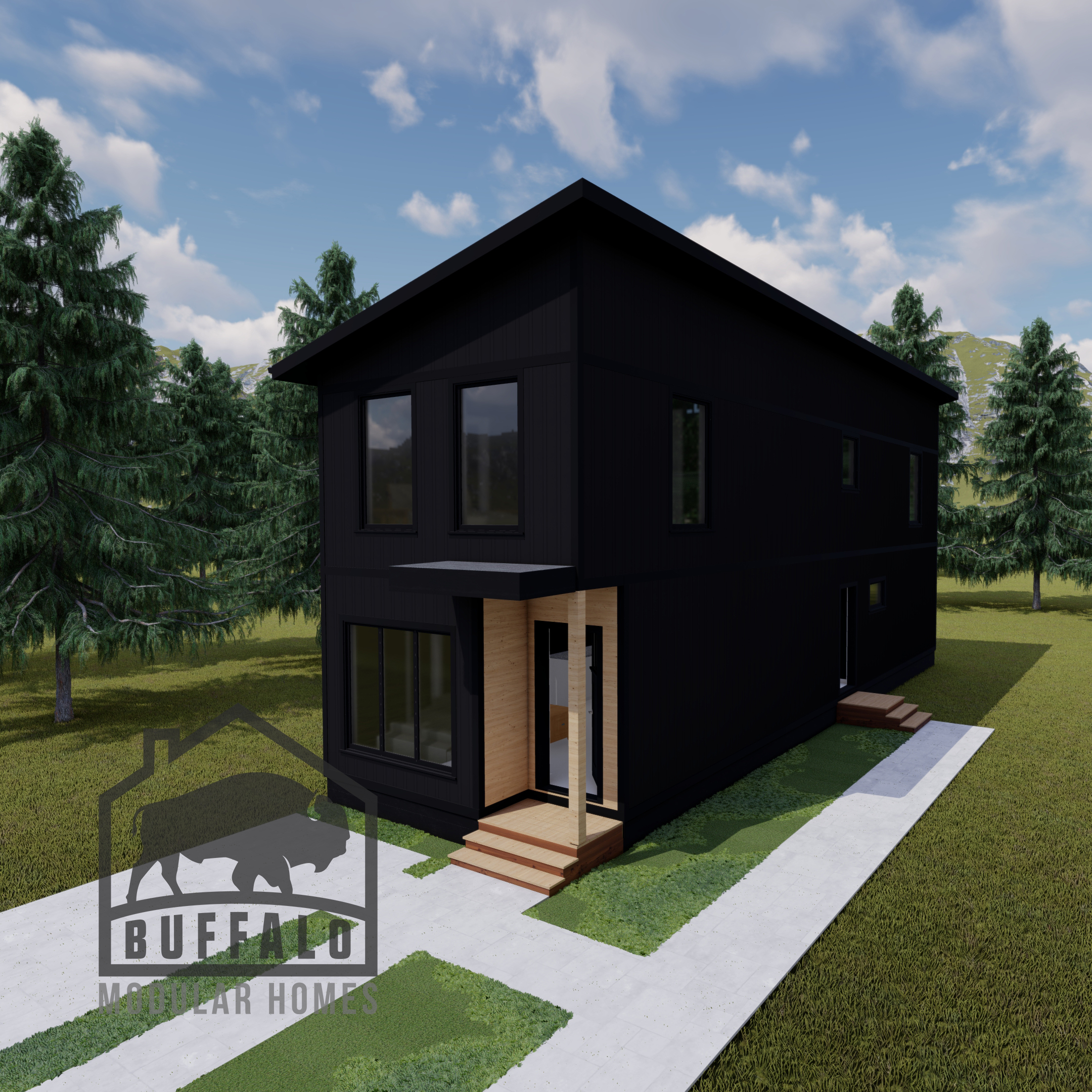 modern modular city series home design