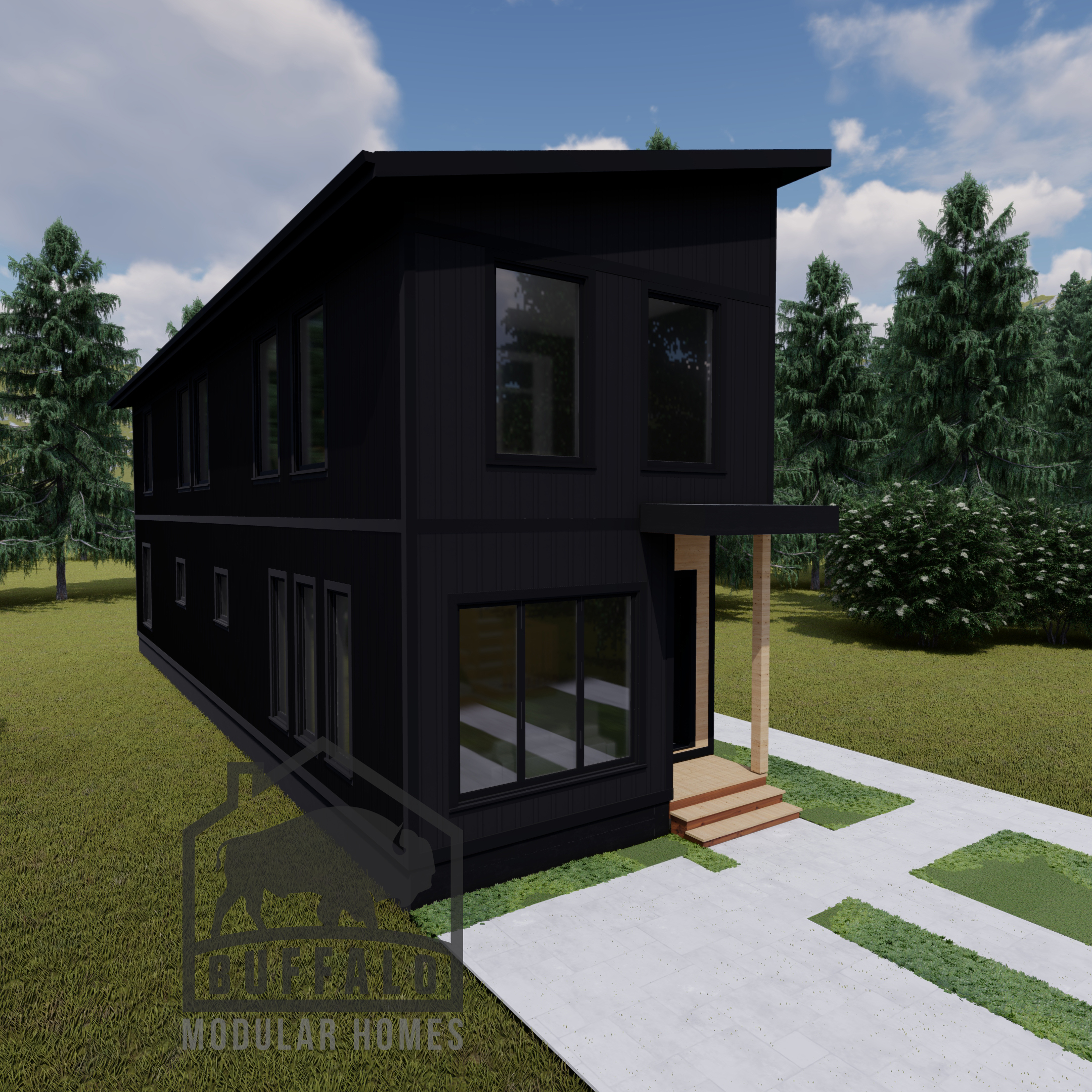 modern modular city series home design