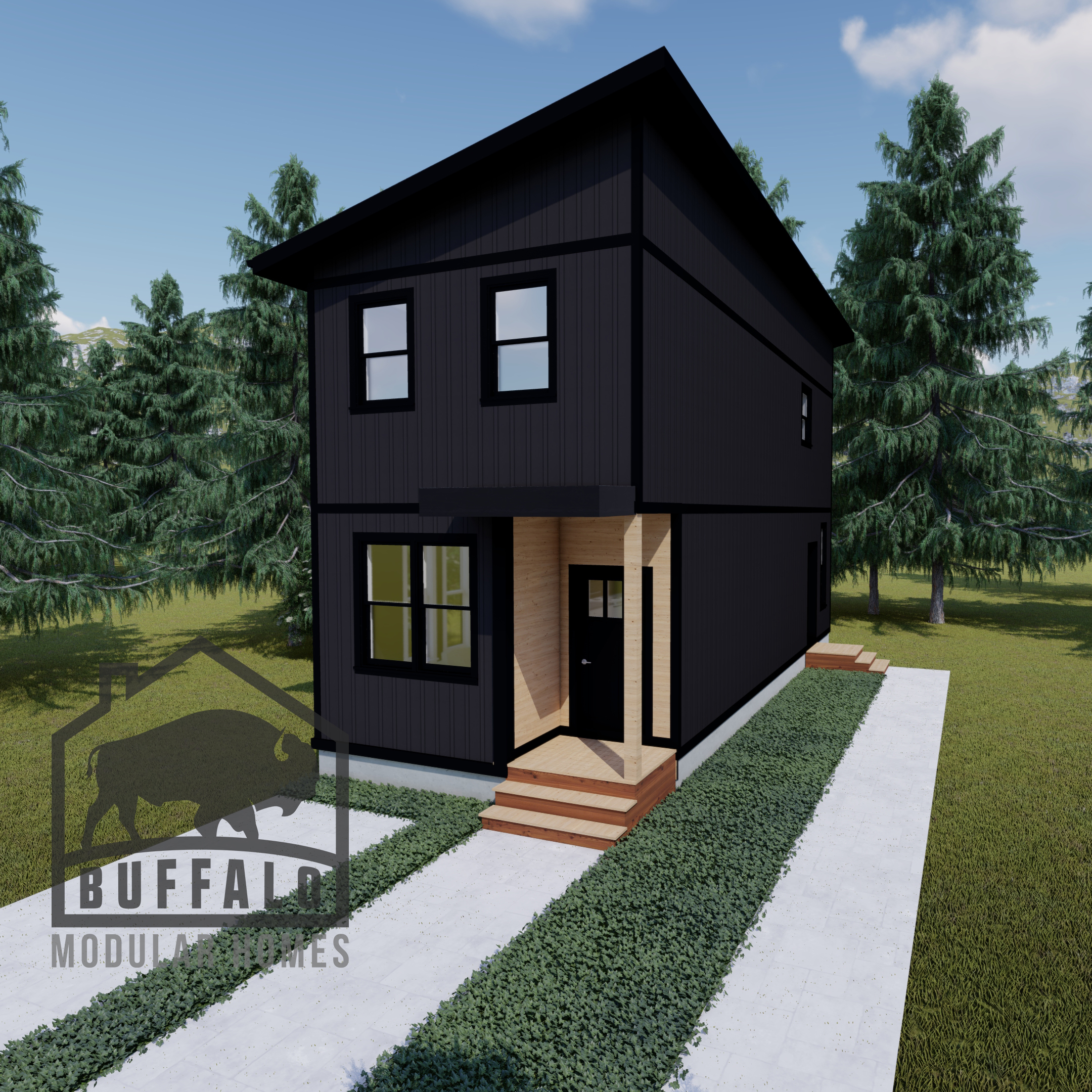 modern modular city series home design