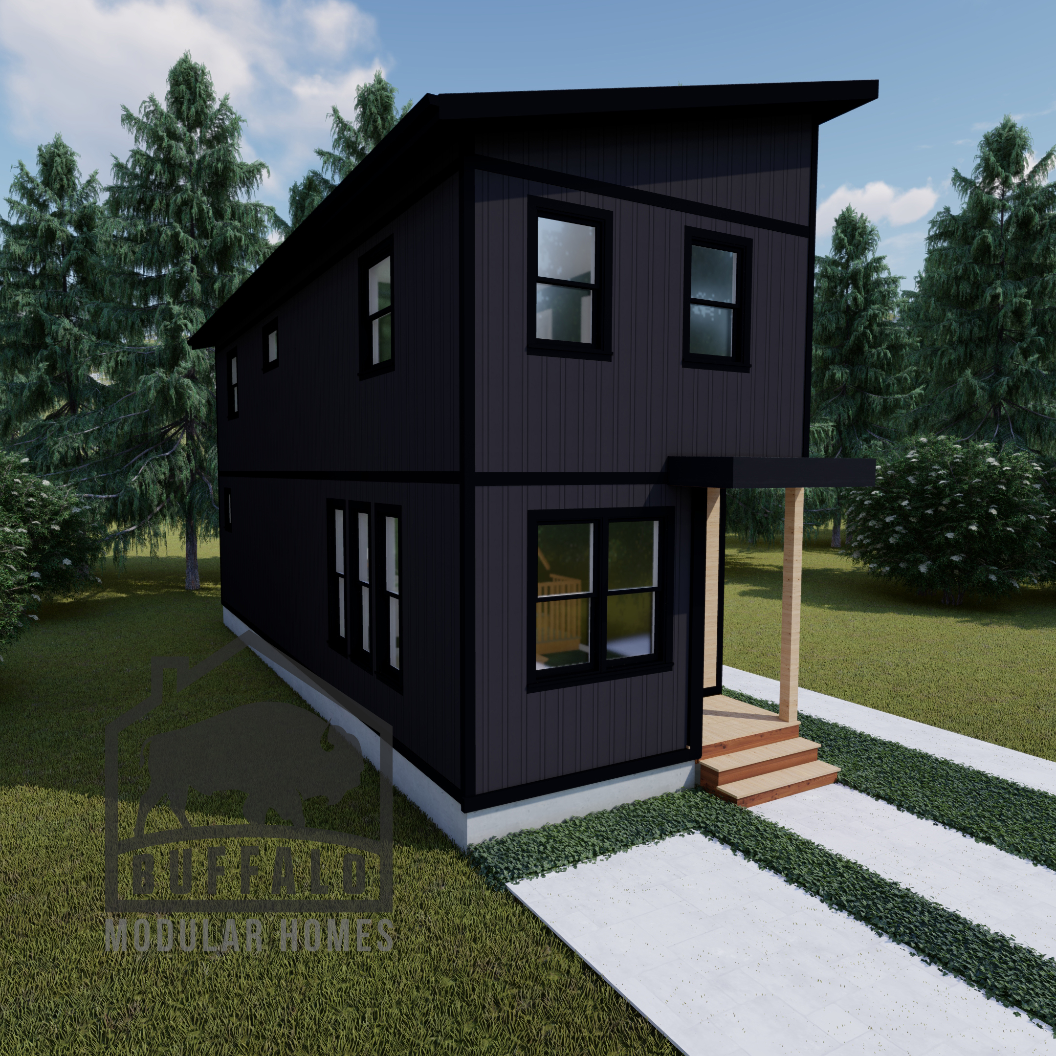 modern modular city series home design