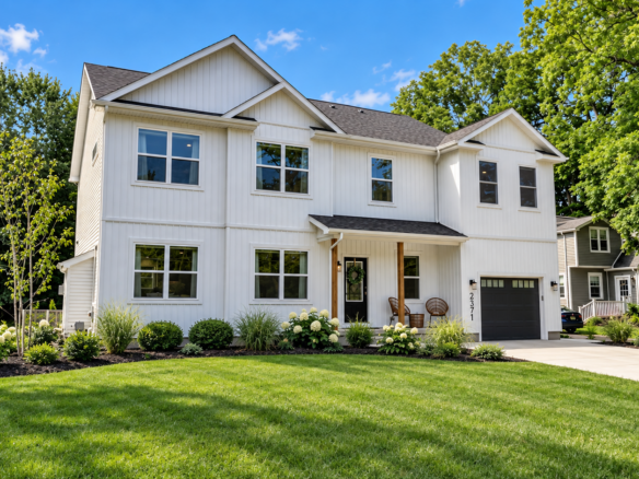 modern farmhouse front low render