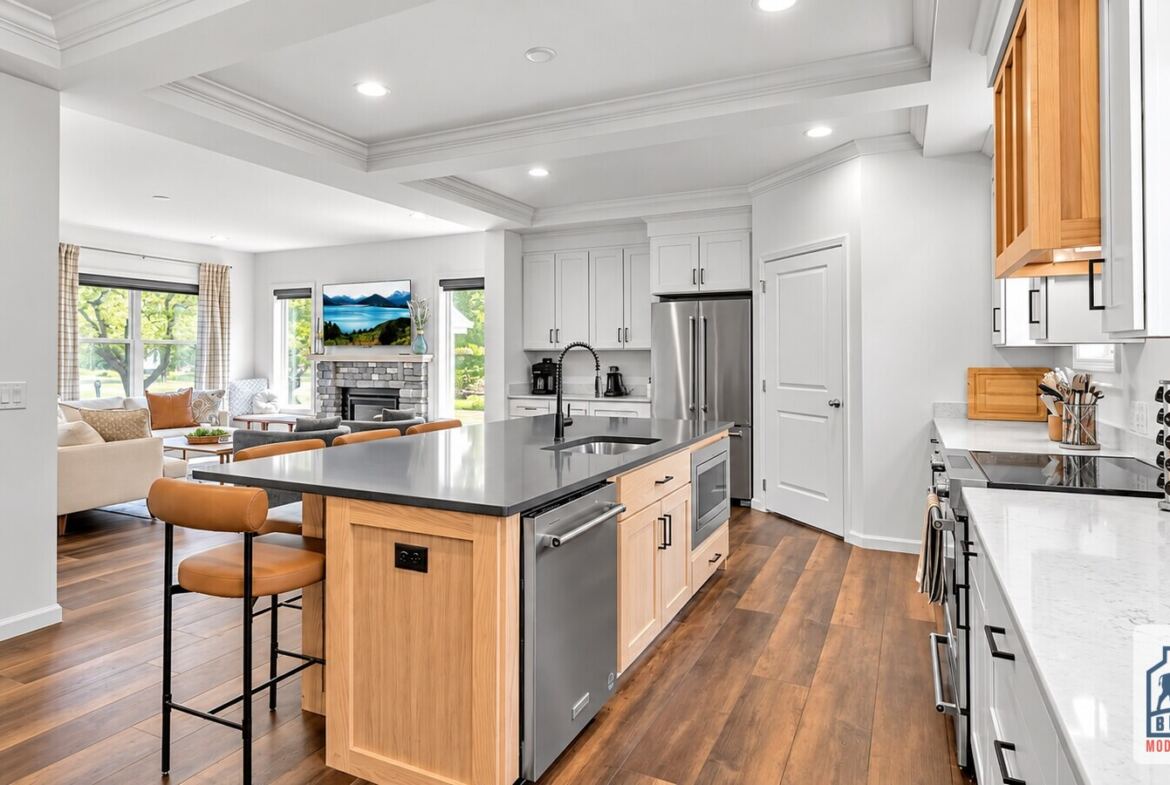 Modern Farmhouse modular home kitchen