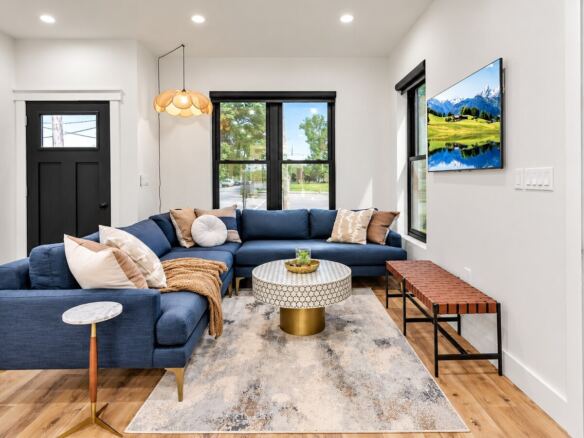 Cornerhouse open-concept living room