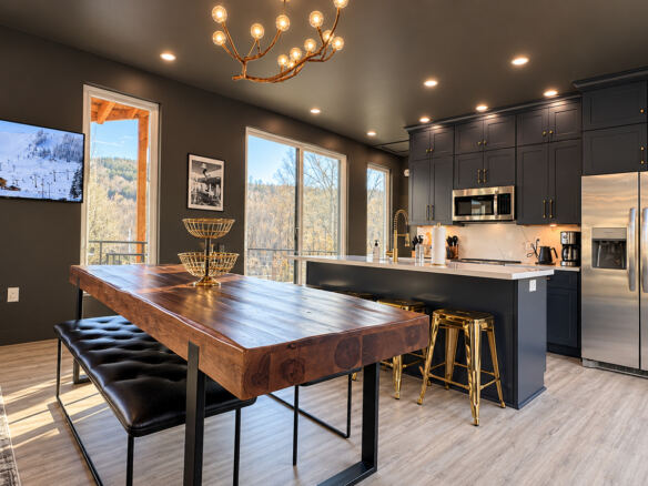 Modern Maples kitchen and dining room