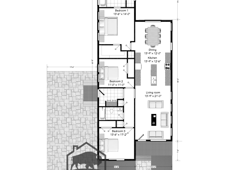 modern modular city series home design