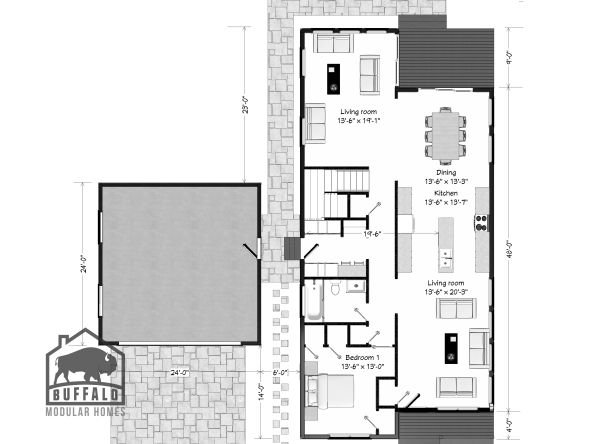 modern modular city series home design