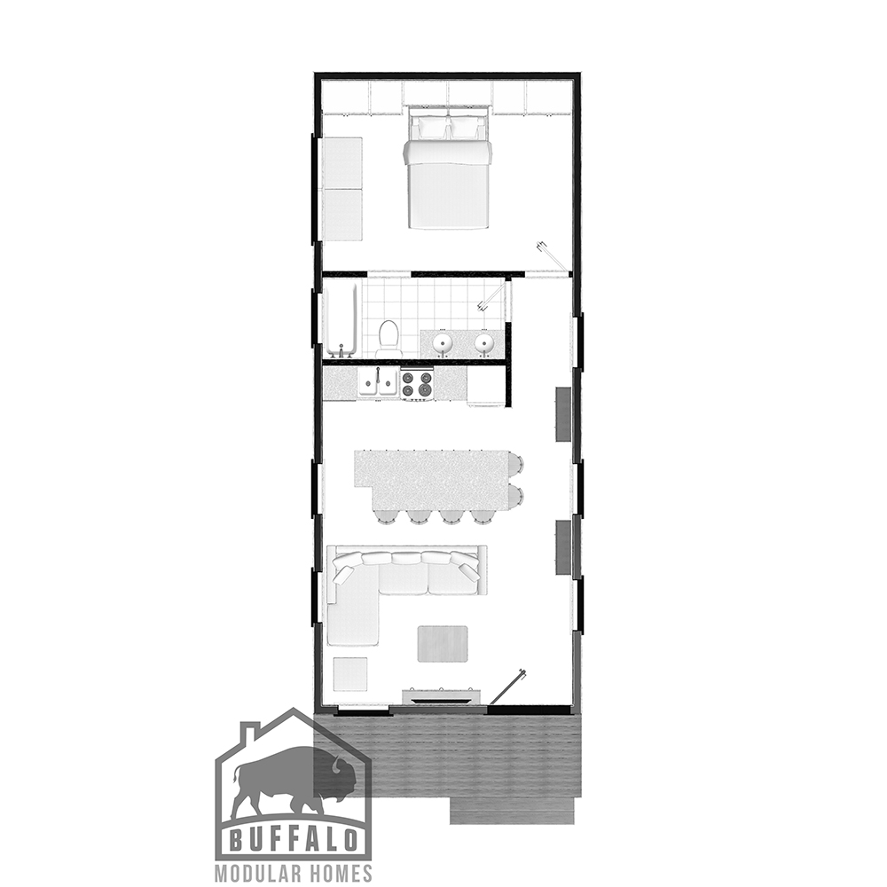 modern modular city series home design