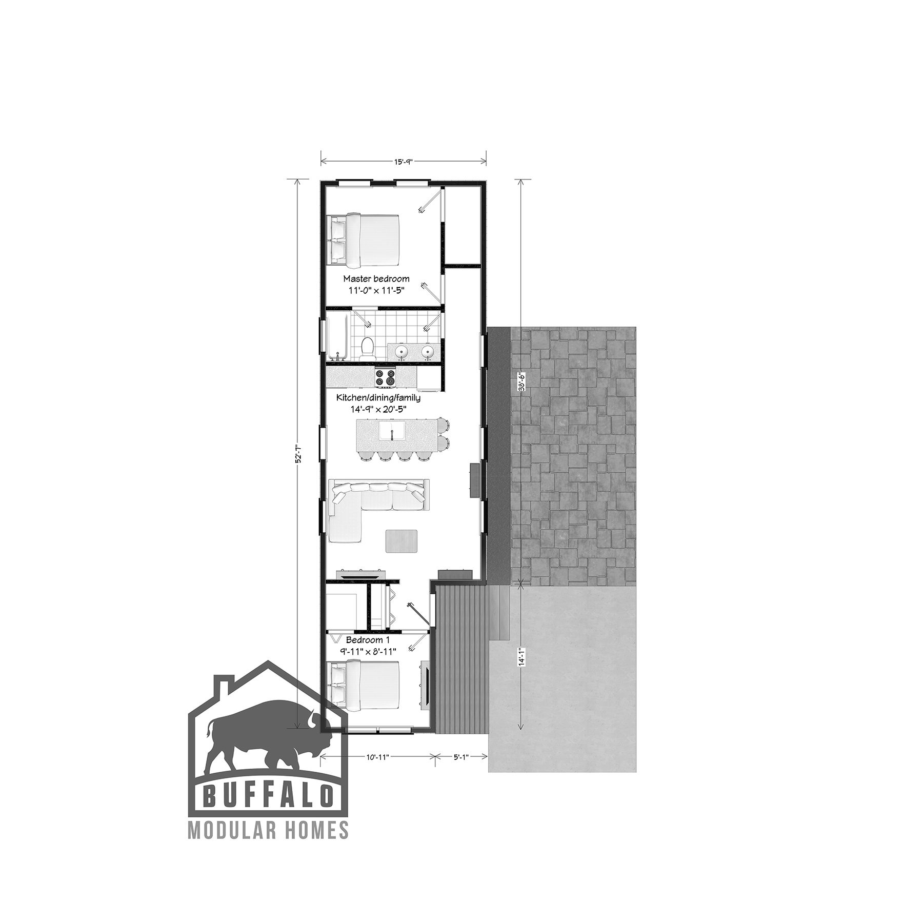 modern modular city series home design