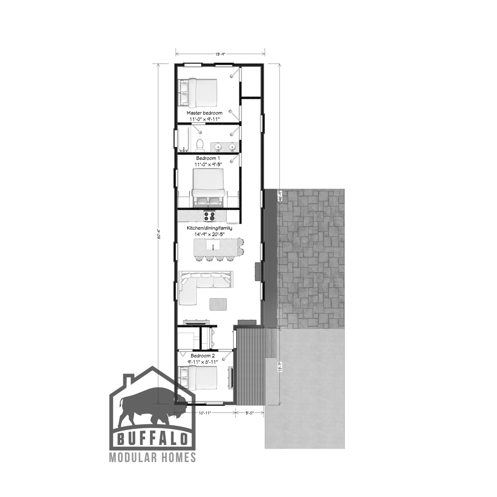 modern modular city series home design