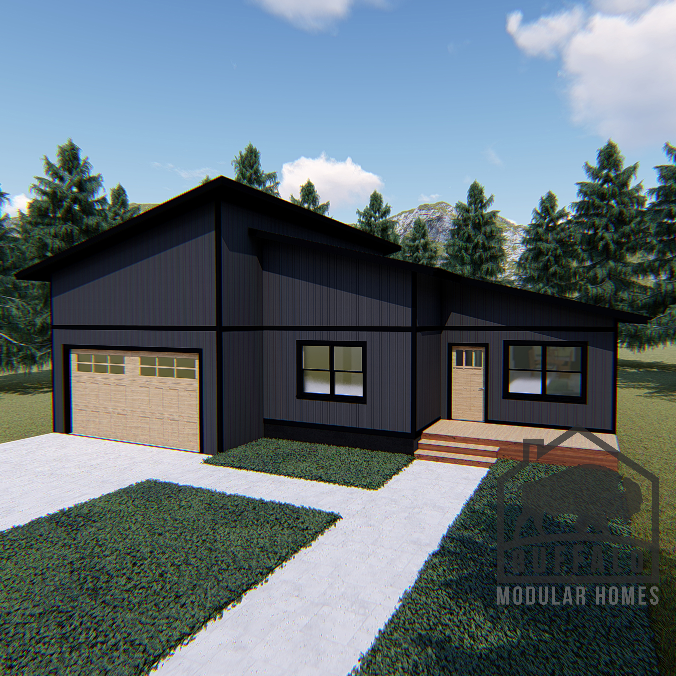 modern modular city series home design