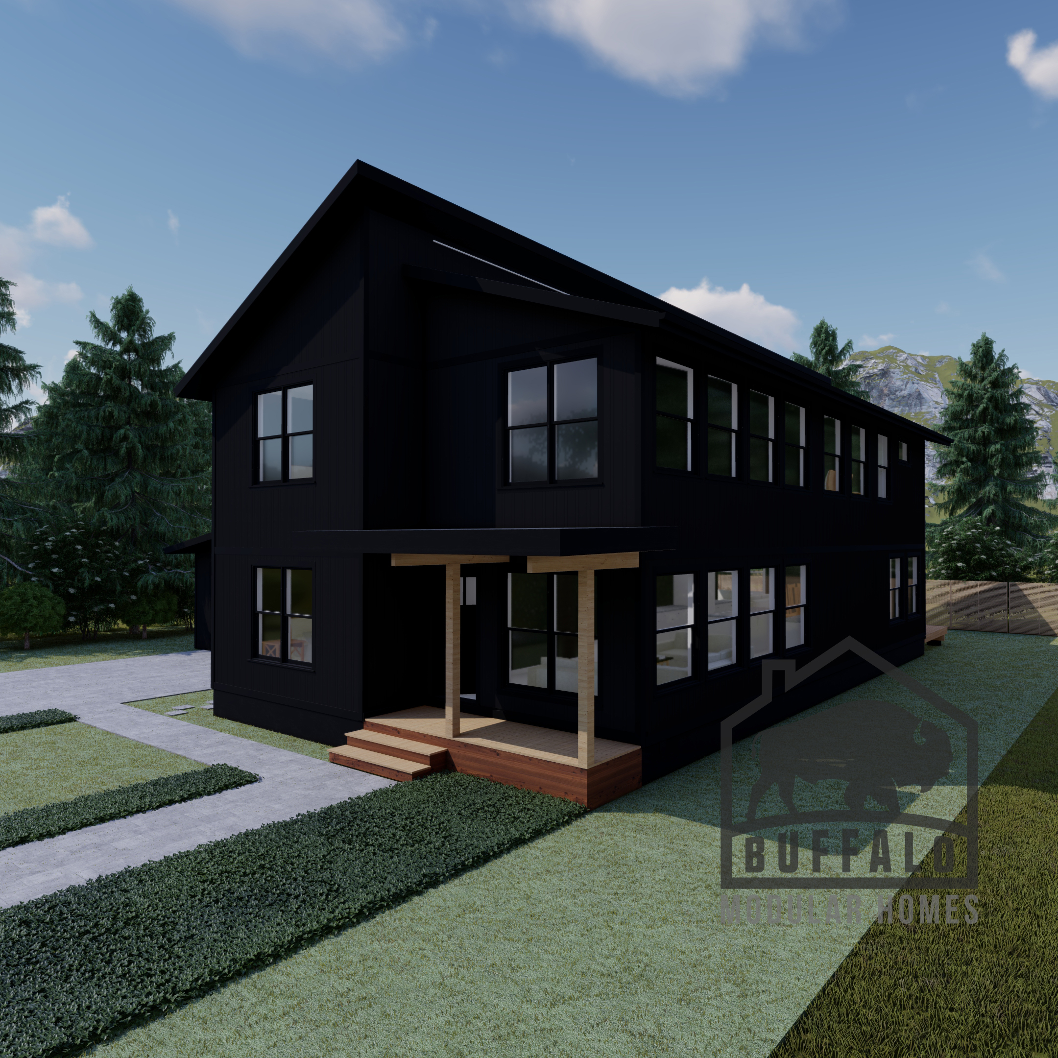 modern modular city series home design