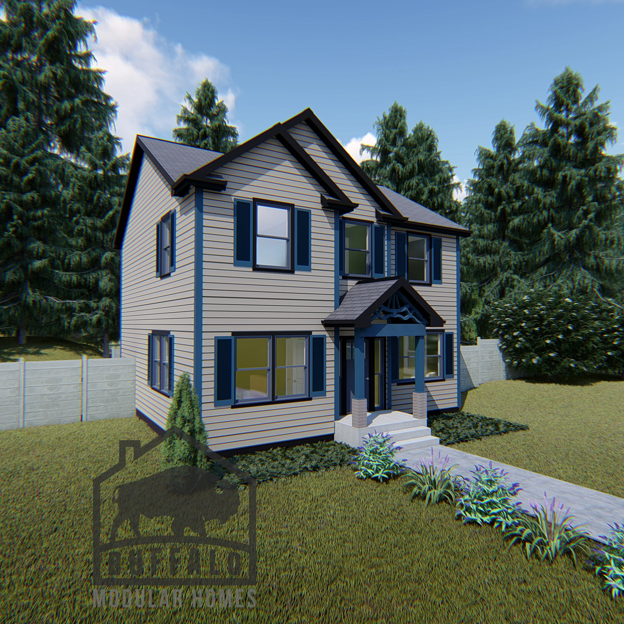 Hawthorn front rendering