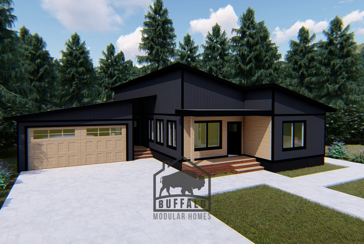 city-pod-1300-front-wih-garage-rendering