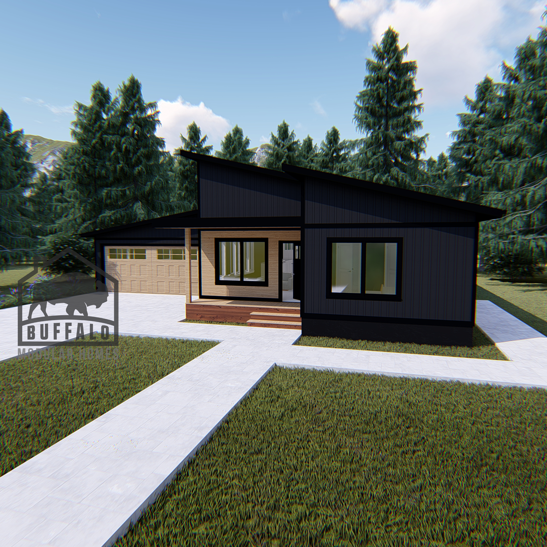 modern modular city series home design