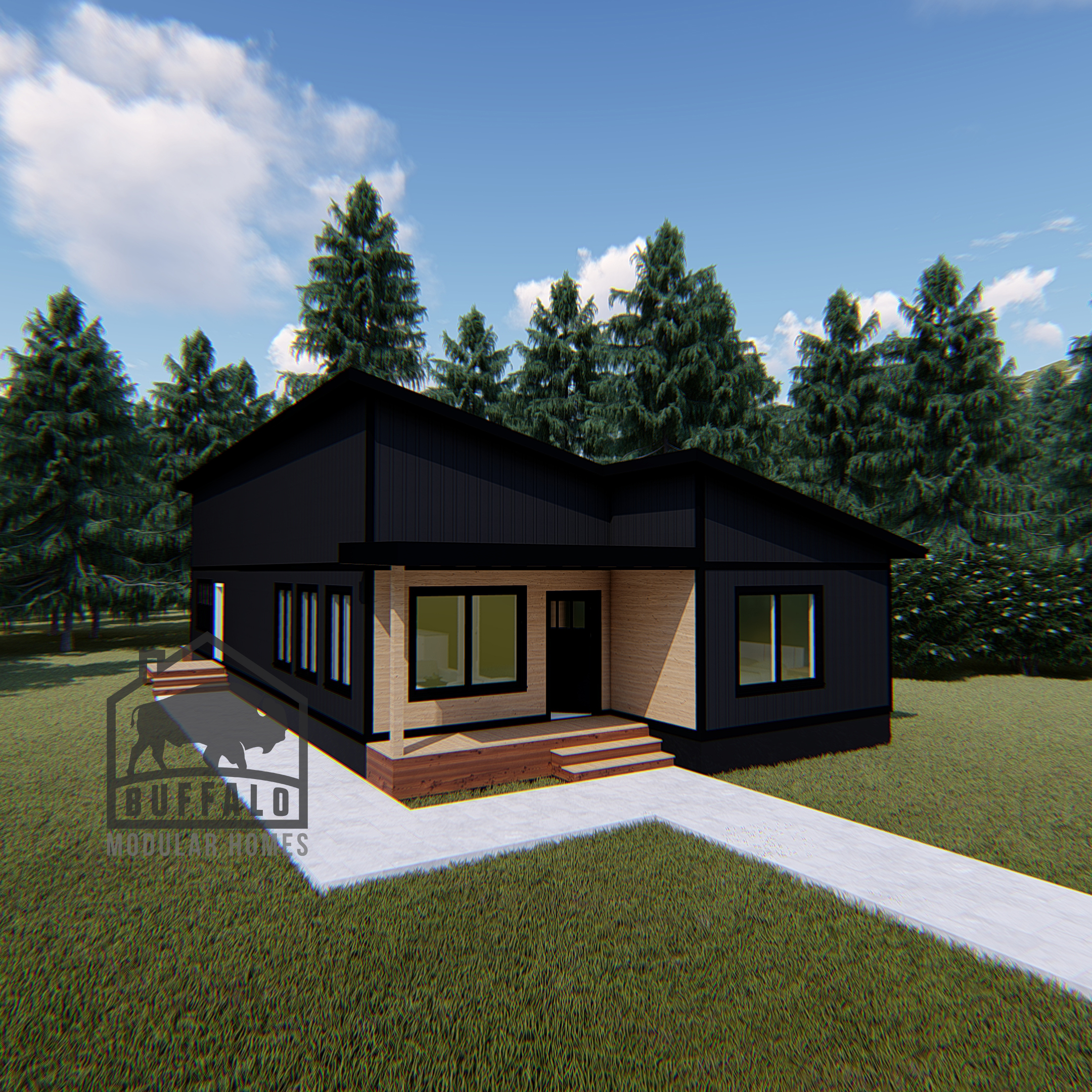 modern modular city series home design