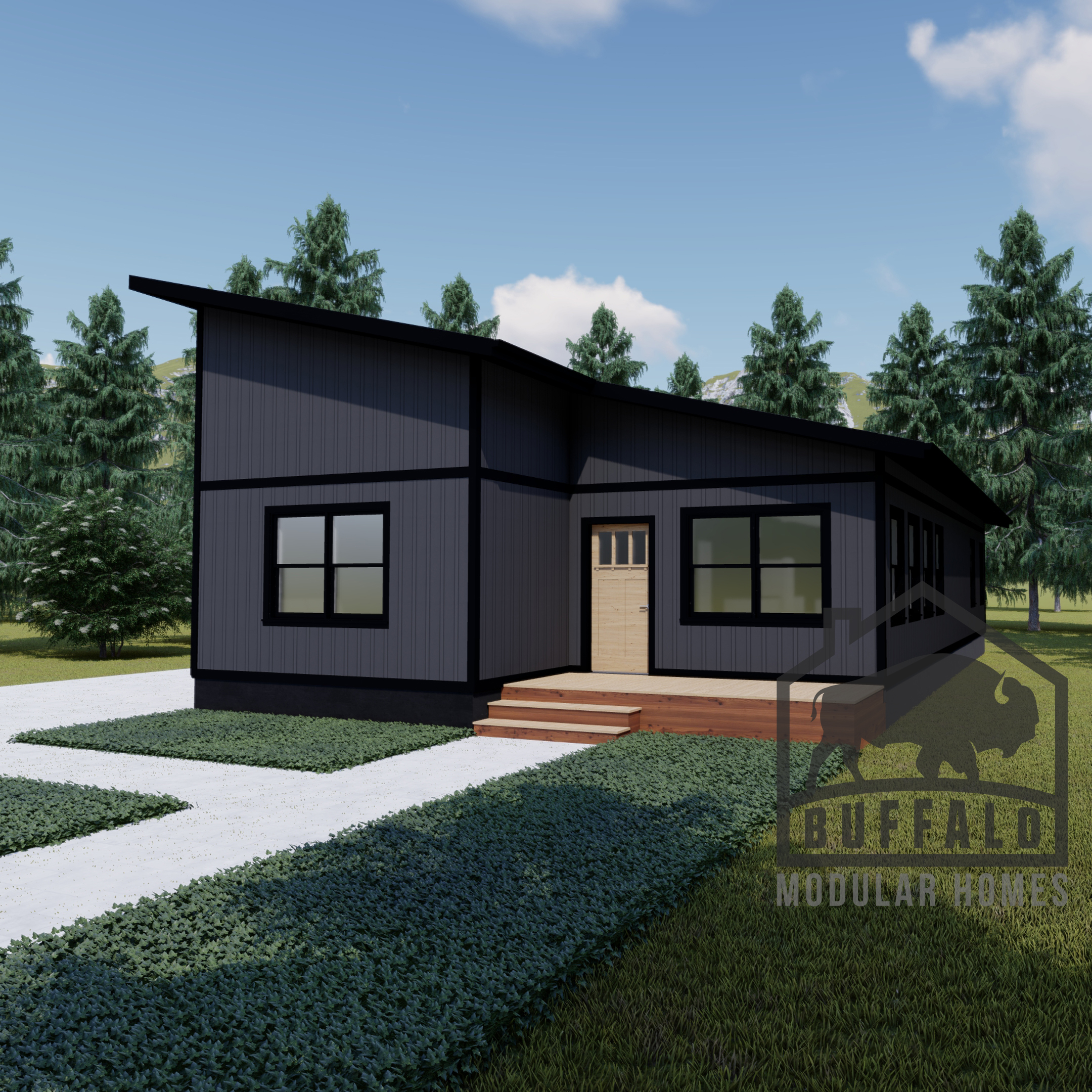 modern modular city series home design