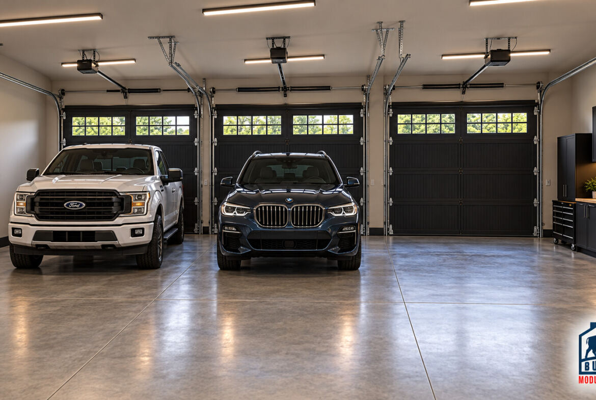 cedar-ridge-barndominium-garage-interior