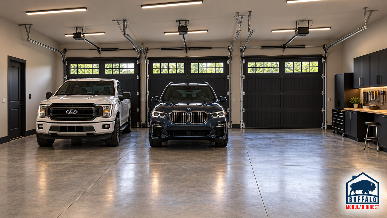 cedar-ridge-barndominium-garage-interior