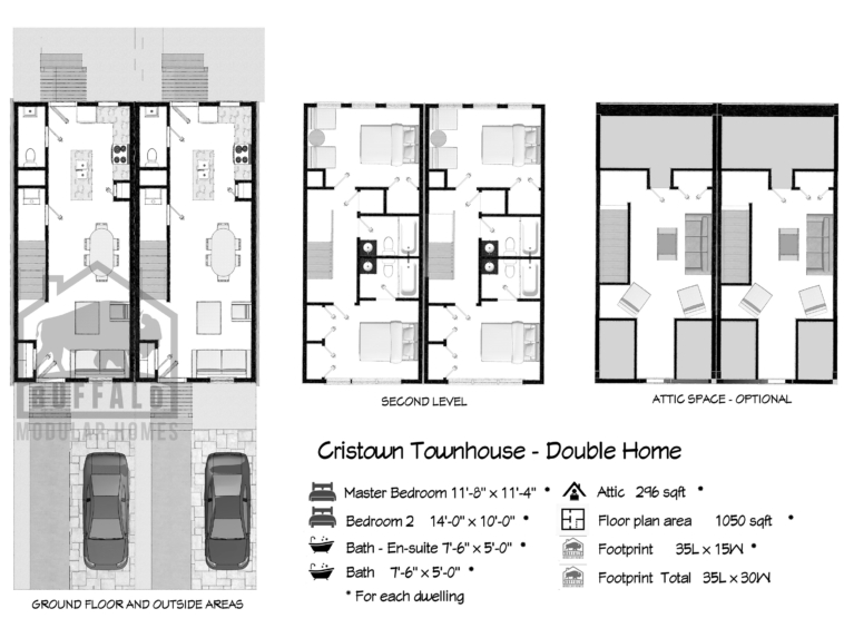 Cristown Modular Townhouse floor plan