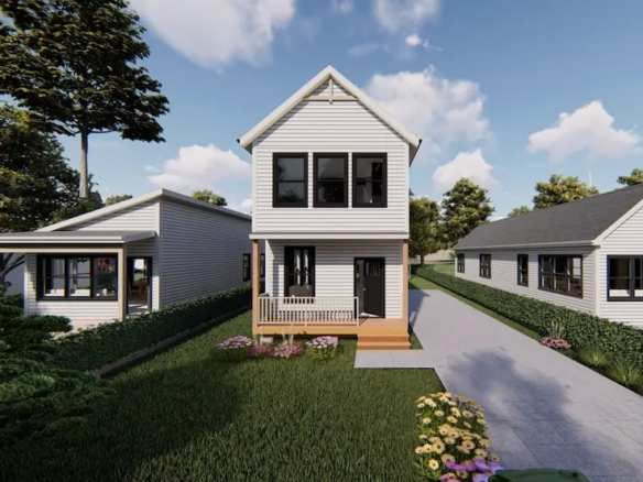 Buffum Type III Compact Two-Story Modular Home