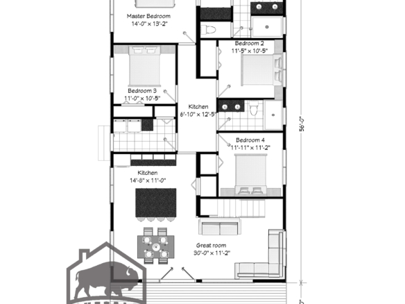 2 story prefab barndominium 3100sf