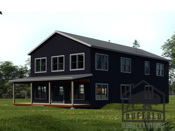 prefab barndominium 3000 buffalo modular