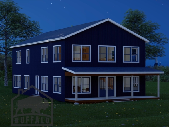 prefab barndominium 3100 buffalo modular