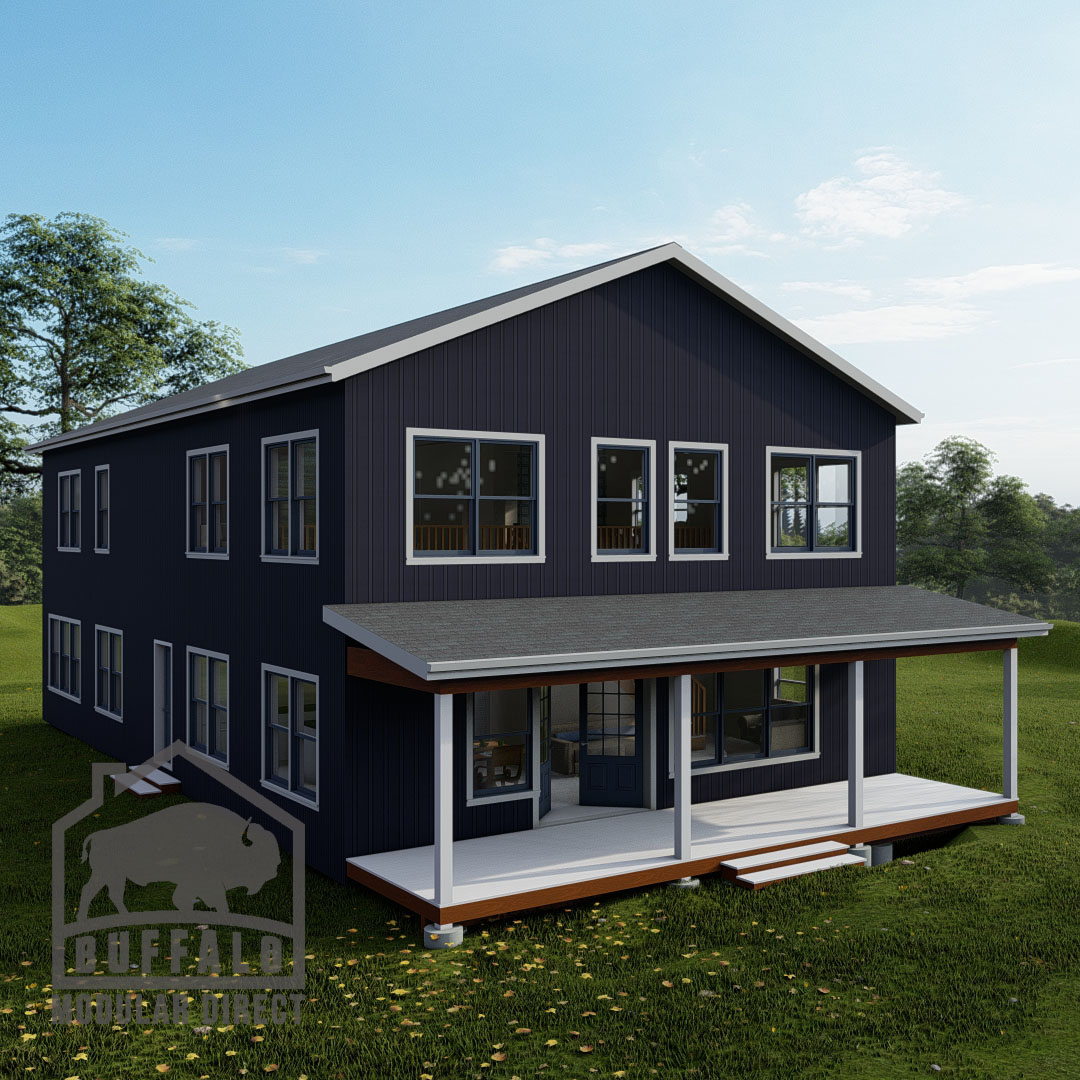 2 story prefab barndominium 3100sf