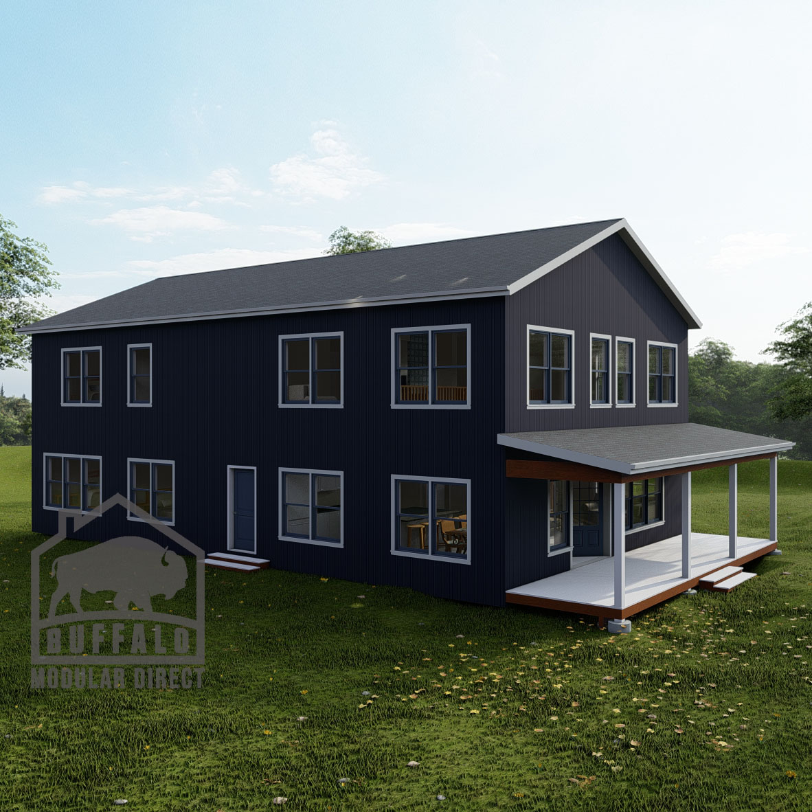2 story prefab barndominium 3100sf