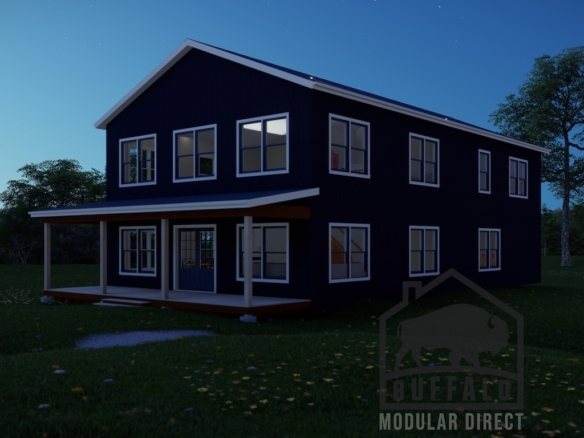 prefab barndominium 3000 buffalo modular