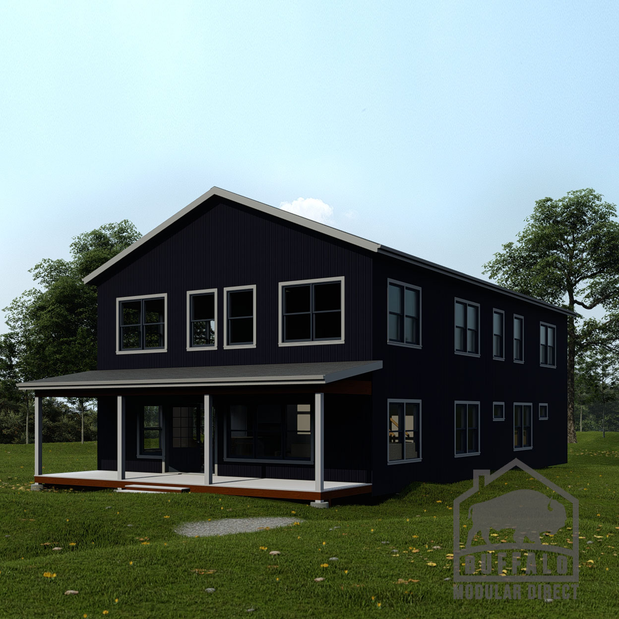 2 story prefab barndominium 3100sf