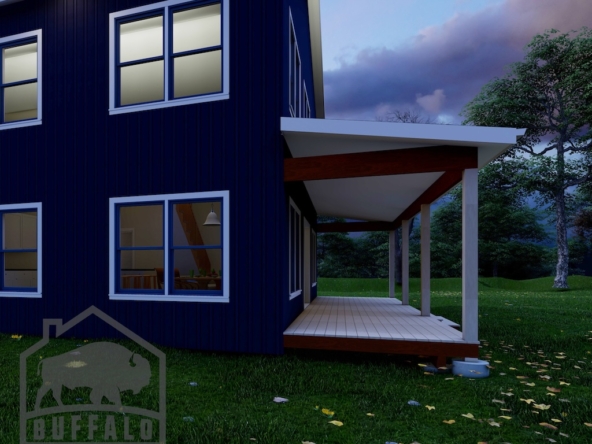 prefab barndominium 3100 buffalo modular