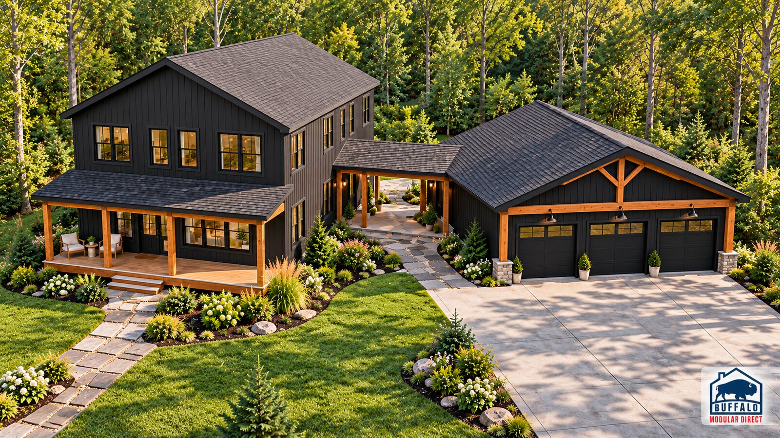 ironwood-barndominium-garage-breezeway-elevated