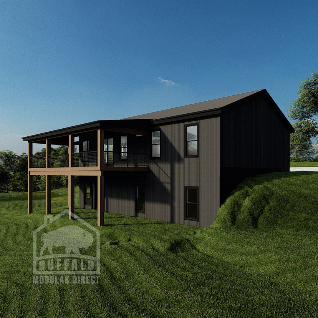 remote ranch buffalo modular home