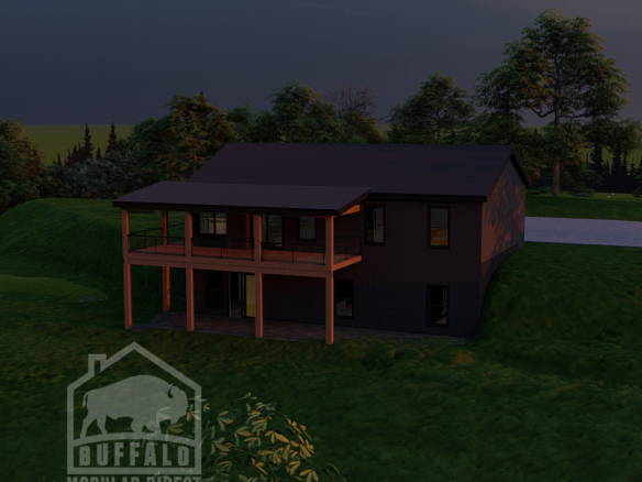 remote ranch buffalo modular home