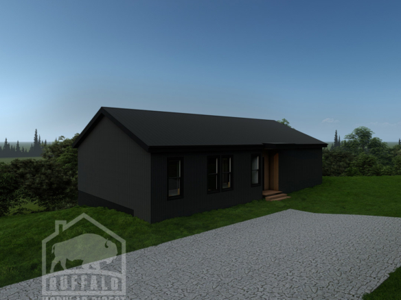 remote ranch buffalo modular home