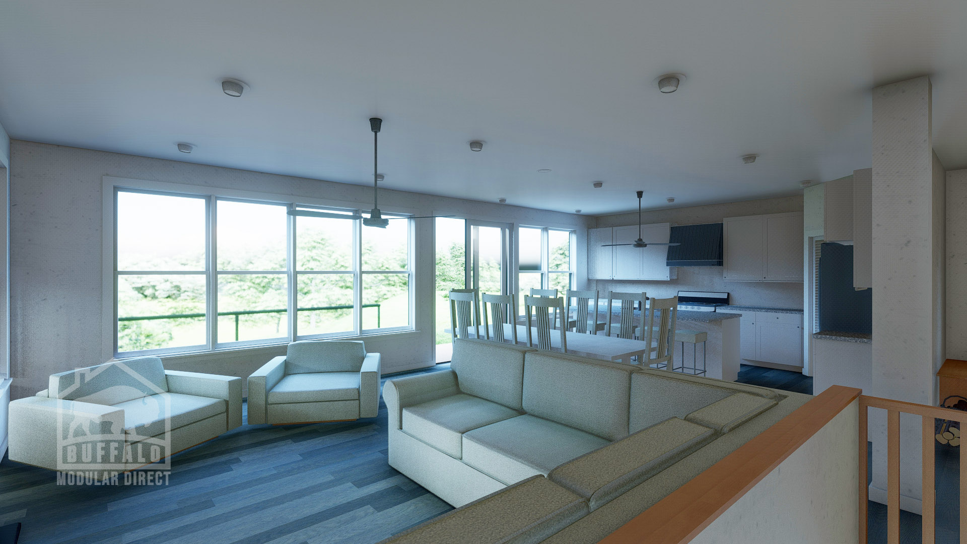 remote ranch buffalo modular home