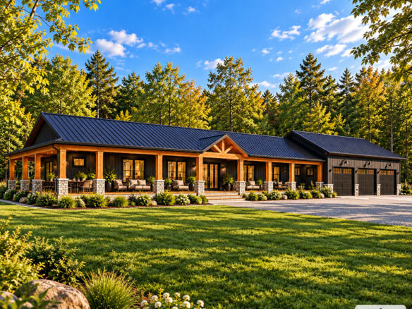 Oakridge Barndominium modular home exterior