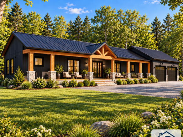 Timberline Grand Barndominium modular home exterior