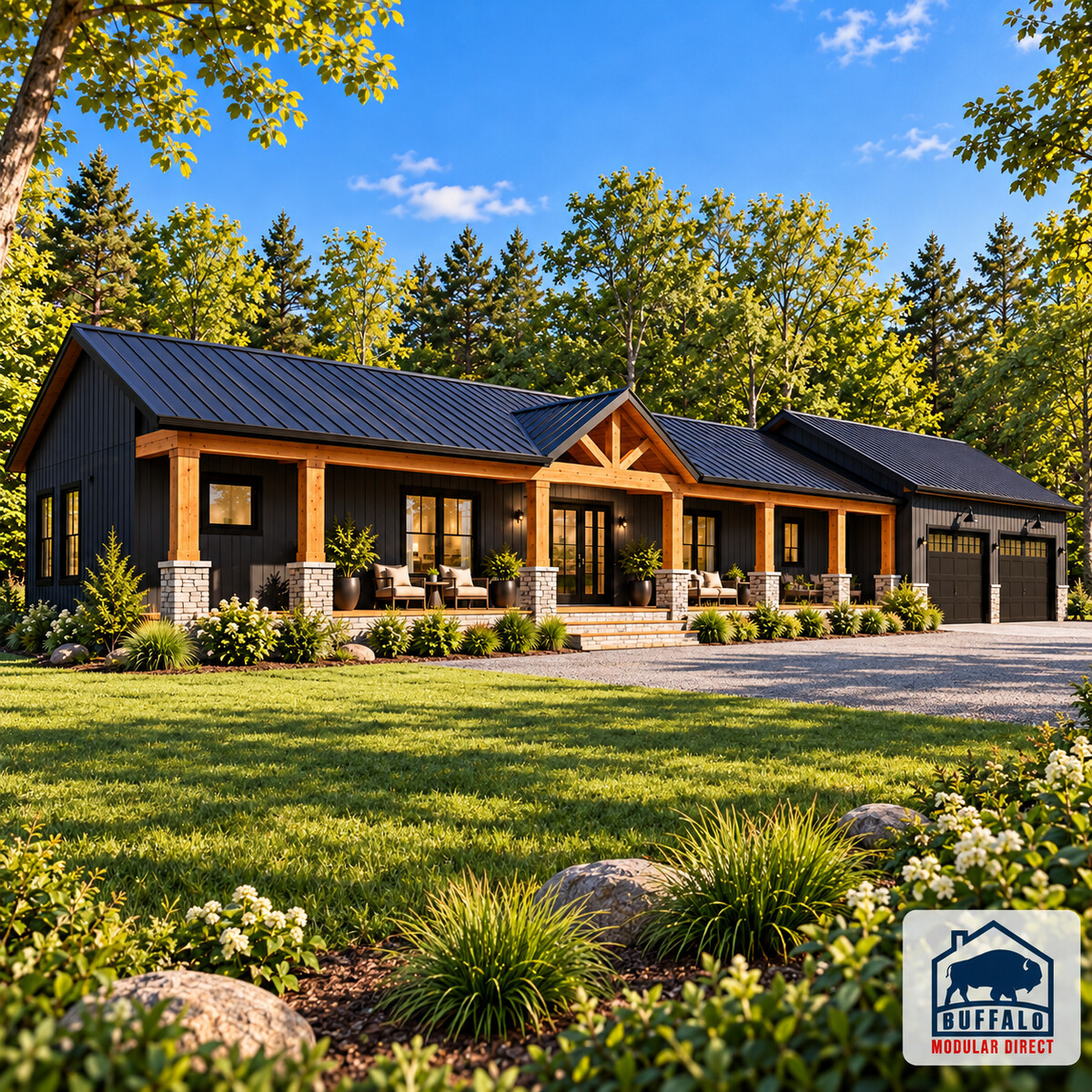 Timberline Grand Barndominium modular home exterior